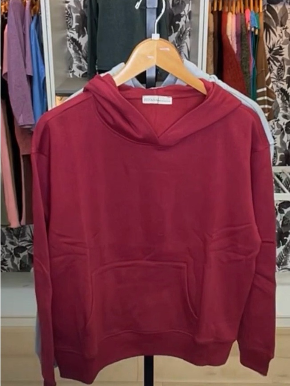 Zenana Fleece Kangaroo Pocket Hoodie